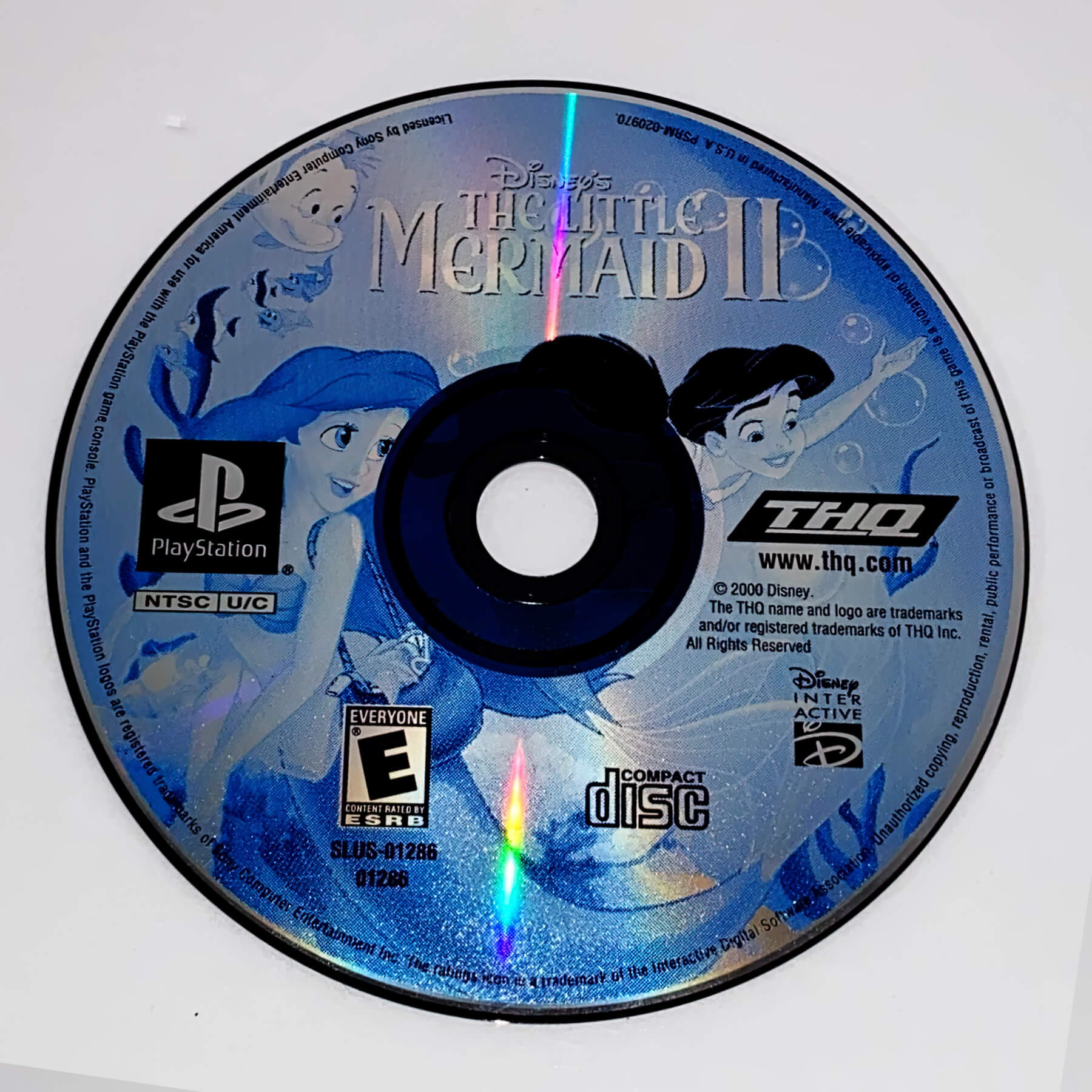 Лицензионный диск Disney's The Little Mermaid II для PlayStation